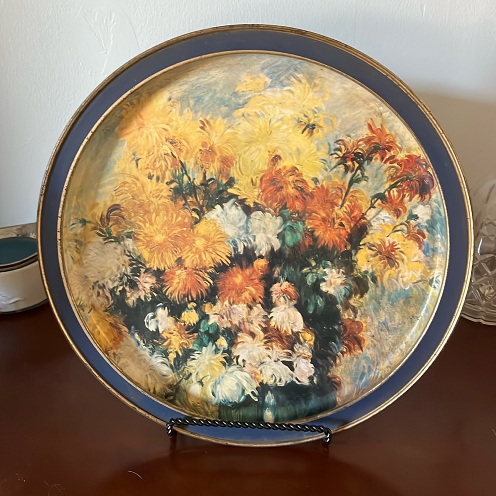 Antique; Sunshine Biscuits Metal Tray; American Master's series Pierre Auguste